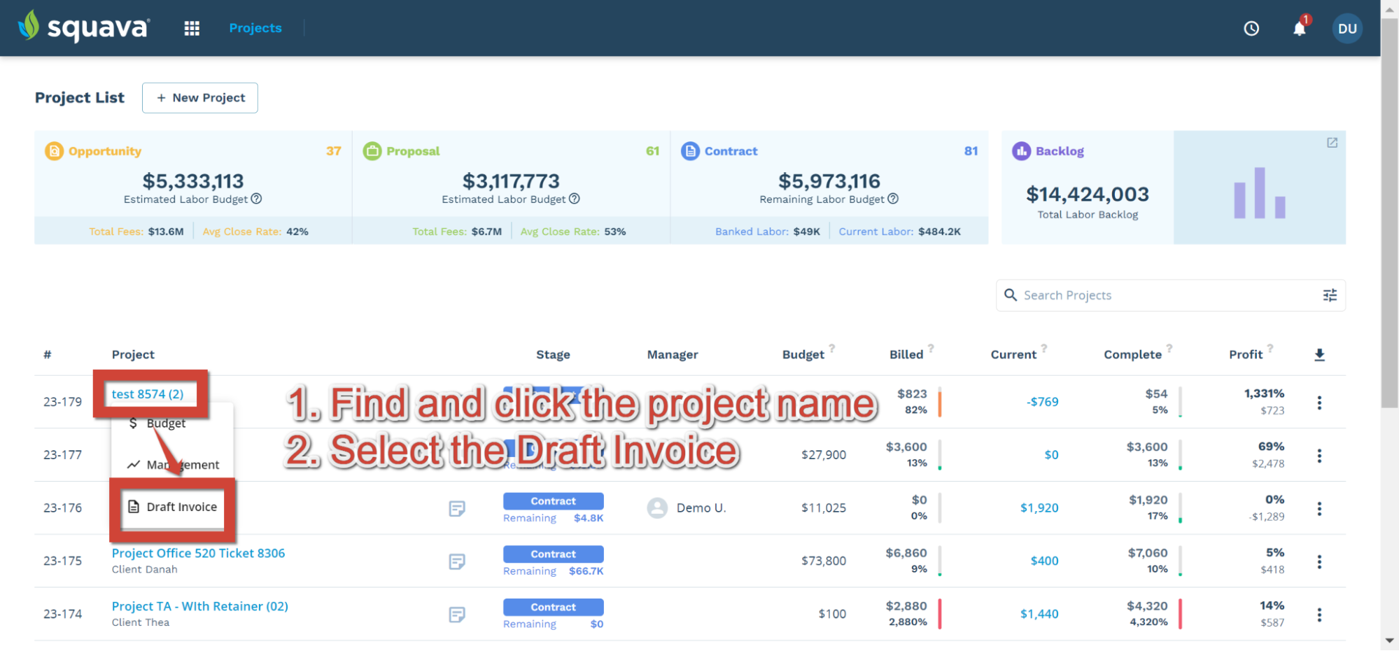 find and click proj name.png